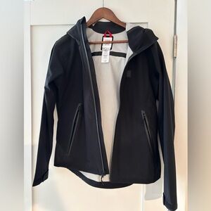 Topo Designs rain jacket.